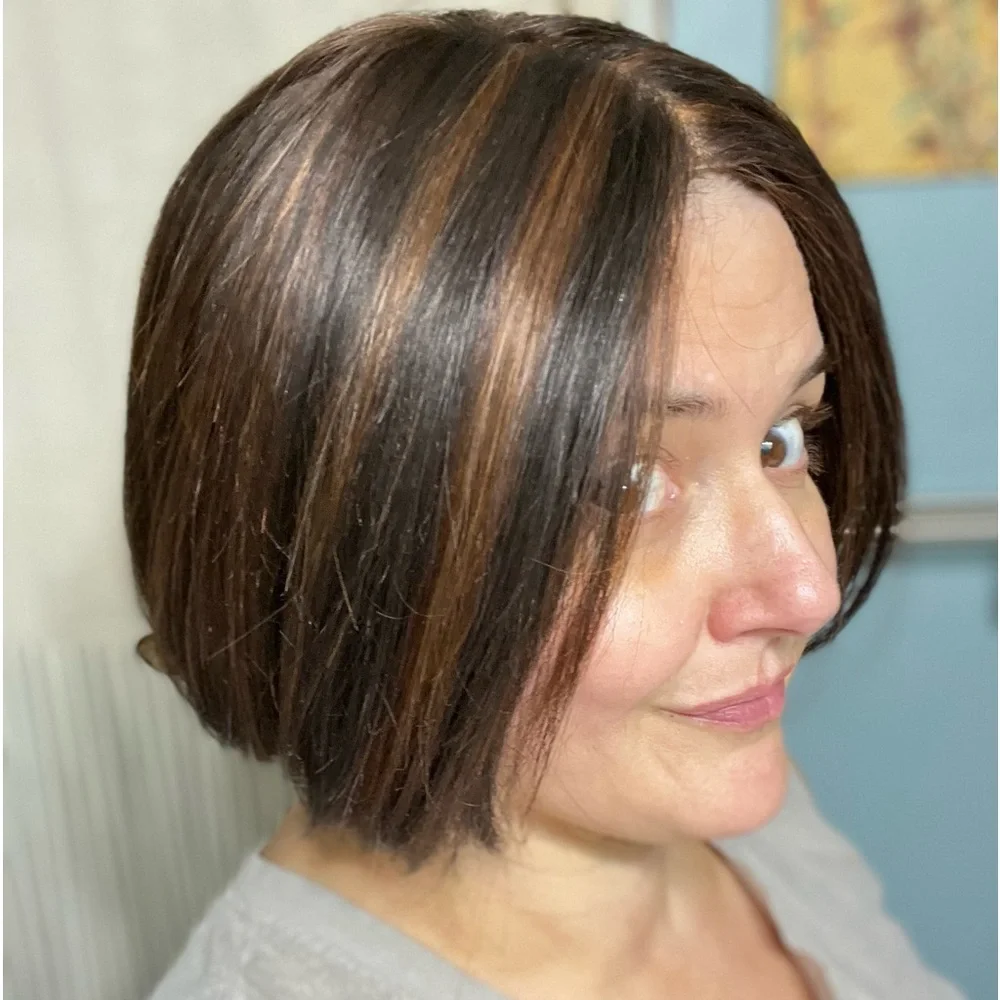 JOHN RENAU CHERRY CHOCOLATE HIGH DENSITY WIG TOPPER
